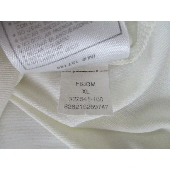 Nike Pro Fit Dry T Shirt‎ Mens XL White Short Sleeve Performance Training Active